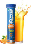 Fast&Up Reload Instant Electrolyte Energy Drink, 20 Effervescent Tablets, Orange Flavor(20 Tablets)