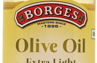 BORGES Extra Light Olive Oil Glass Bottle(1 L)
