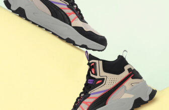 Puma Trinity Mid Hybrid Sneakers For Men(Beige , 8)