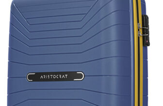 Aristocrat Carnival Pro Polypropylene | Trolley Bag With Tsa Lock Cabin Suitcase 8 Wheels – 22 Inch