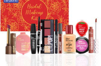 Blue Heaven Bridal Makeup Kit For Women 38.4G + 49.35 Ml(Pack Of 11)