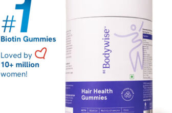 Be Bodywise 30Mcg Biotin Hair Gummies |Hair Vitamins For Hairfall Control | No Added Sugar(60 No)