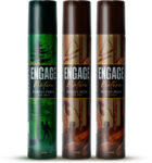 Engage Nature Deo: 2 Woody Musk & 1 Forest Fresh (150Ml X 3) Deodorant Spray  –  For Men(450 Ml, Pack Of 3)