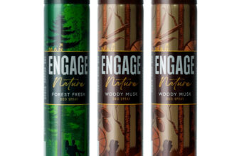 Engage Nature Deo: 2 Woody Musk & 1 Forest Fresh (150Ml X 3) Deodorant Spray  –  For Men(450 Ml, Pack Of 3)