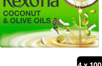 Rexona Coconut And Olive Oil Soap For Silky Smooth Skin, 4X100 G(4 X 100 G)