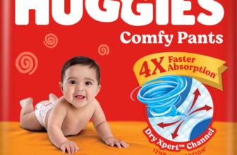 Huggies Comfy Baby Diaper Pants, Upto 50% Faster Absorption – S(86 Pieces)
