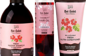 Nat Habit Hibiscus Hair Oil, Shampoo And Conditioner Combo | 3-In-1 Complete Hair Care Kit(3 Items In The Set)