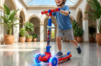 Avengers Spiderman 3 Wheeled Heroglide Kick Scooter(Blue, Red)