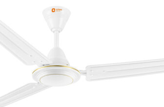 Orient Electric Ujala Airï¿½| Rust Resistant | Heavy Motor | Bee-1 Star Rated | Superior Air Flow With 2 Year Warranty Energy Saving 1200 Mm Ceiling Fan(1 Star | White | Pack Of 1)