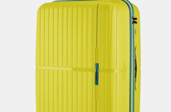 Nasher Miles Springfield Hard-Sided Polypropylene Check-In Luggage Green 75Cm Trolley Bag Check-In Suitcase 8 Wheels – 28 Inch