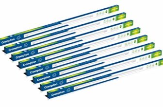 Crompton Laser Ray Neo 20W LED Batten (Warm White) – Pack of 8