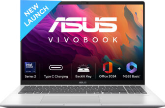 Asus Vivobook 16 (2025) With Office 2024 + M365 Basic, Ai Pc Intel Core Ultra 5 Series 2 225H – (16 Gb/512 Gb Ssd/Windows 11 Home) X1607Ca-Mb142Ws Thin And Light Laptop(16 Inch, Cool Silver, 1.88 Kg, With Ms Office)
