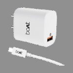 Boat 18W Power Wcd Qc3A Charger Combo (Type C )(White, Cable Included)