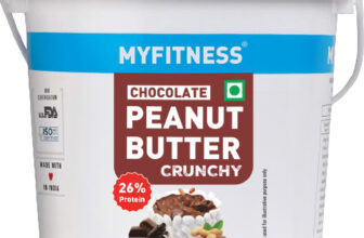Myfitness Chocolate Peanut Butter- Crunchy 26G High Protein Spread(2500 G)