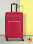 Aristocrat Nile 4W Exp Strolly 66 Bright Red Expandable  Check-In Suitcase 4 Wheels – 27 Inch