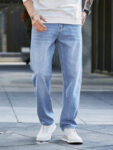 WAZWEAR Straight Fit Men Light Blue Jeans