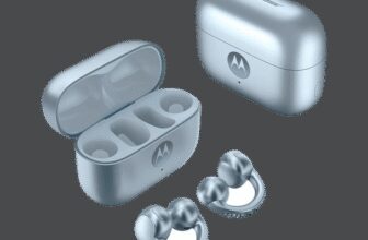 Motorola Moto Loop Swarovski| Sound By Bose| Lightweight & Comfortable|Ip54|Sweat Proof Bluetooth(Ice Melt, True Wireless)