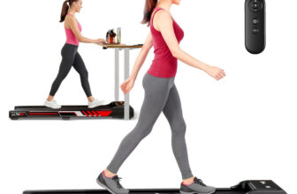 Lifelong Walking Pad Treadmill For Home 3Hp Peak Dc Motor Treadmill (Max Weight:110 Kg)