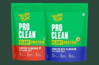Yogabar Plant Protein Plant-Based Protein(1 Kg, Chocolate, Coffee)