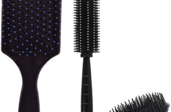 SANDIP Best Combo of Hair Brush with Soft Nylon Bristles for Unisex – pack of 3