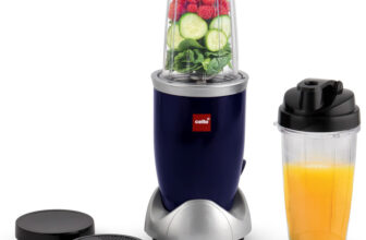 Cello Trion Nutri Maxx Pro 2J (1 Jar + Sipper Bottle) | Copper Motor, 2 Years Warranty 500 W Juicer Mixer Grinder(Trion Nutri Maxx Pro 2J | 2 Jars | Black)