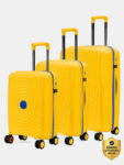 Nasher Miles Goa Polypropylene Hard-Sided Trolley Bags 55, 65 & 75 Cm Lightweight Durable Cabin & Check-In Set 8 Wheels – 28 Inch