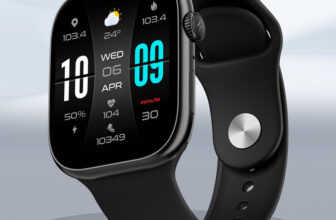 Fire-Boltt Ring X Smartwatch(Black S Strap, Free Size)