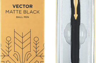 PARKER Vector Matte Black, Gold Trim Ball Pen(Ink Color – Blue)