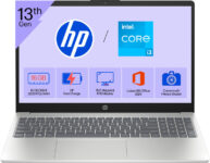 Hp Laptop Intel Core I3 13Th Gen 1315U – (8 Gb/512 Gb Ssd/Windows 11 Home) 15-Fd0129Tu / 15-Fd0568Tu Thin And Light Laptop(15.6 Inch, Natural Silver, 1.59 Kg, With Ms Office)