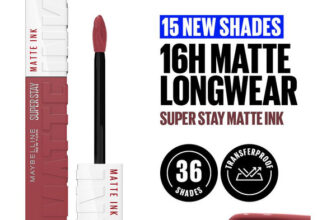 Maybelline New York Superstay Matte Ink Liquid Lipstick – 16H Longwear Matte | Mover(Mover, 5 Ml)