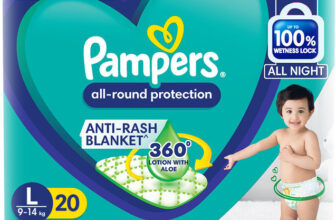 Pampers All Round Protection With Aloe Vera Lotion Pant Diapers – L(19 Pieces)