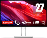 Lenovo L-Series 68.58 Cm (27 Inche) Full Hd Led Backlit Ips Panel With 99% Srgb, 1Xhdmi1.4, 1Xvga, Tilt-Able Stand, 3Wx2 Inbuilt Speakers, Customization Artery, Smart Display Monitor (L27-4C)(Amd Free Sync, Response Time: 1 Ms, 144 Hz Refresh Rate)