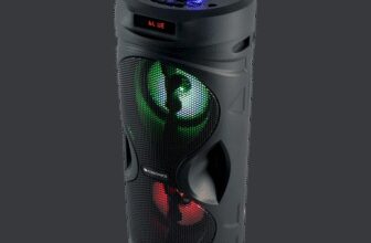 Zebronics County Pro 12, Dual Drivers, Tws, Mic Input, Bt V5.4, Carry Handle, Led Lights 20 W Bluetooth Speaker(Black, Mono Channel)