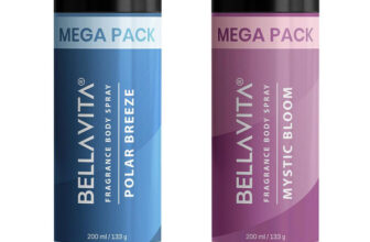 Bellavita Polar Breeze & Mystic Bloom Deodorant Combo|2X200Ml|Long Lasting Fragrance| Body Spray  –  For Men & Women(400 Ml, Pack Of 2)