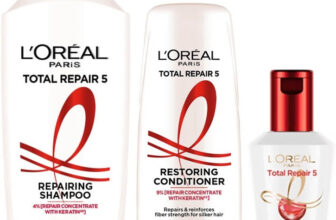 L’Oréal Paris Total Repair 5 Shampoo 650Ml + Conditioner 175Ml + Serum 40Ml(3 Items In The Set)