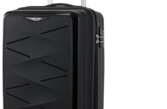 Kamiliant By American Tourister Combination Lock-Triprism Edge Cabin Suitcase 4 Wheels – 22 Inch