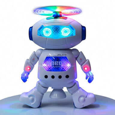 Smart Boy Dancing Robot Toy For Kids Boys Girls With 3D Light, Music, Birthday Gift(Multicolor)