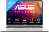 Asus Vivobook 16 (2025) With Office 2024 + M365 Basic, Ai Pc Intel Core Ultra 5 Series 2 225H – (16 Gb/512 Gb Ssd/Windows 11 Home) X1607Ca-Mb142Ws Thin And Light Laptop(16 Inch, Cool Silver, 1.88 Kg, With Ms Office)