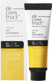 Deconstruct Sunscreen – Spf 55+ Pa+++ Lightweight Gel Sunscreen | No White Cast | For Men & Women |(30 G)
