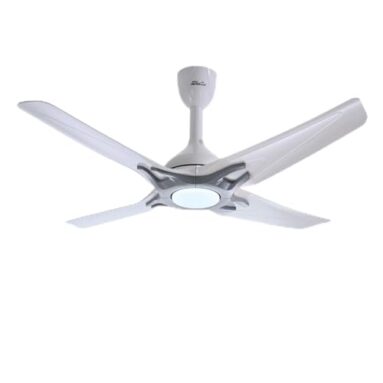 Usha Aerolux Ex7 1320 Mm Premium Design, Silent Ceiling Fan With Remote Control & Led Under Light (Galaxy White)