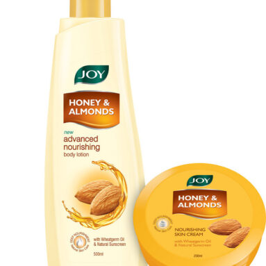 Joy Honey & Almonds Signature Combo With Body Lotion 500 Ml & Skin Cream 200Ml(2 Items In The Set)