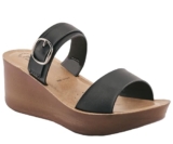 Puntoblu Womens Black Solid Casual Cushioned Sole High Heel Open Toe Slip-On Slippers (Pu0435-Black-35_Black_35)