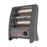 Rr Signature Torrid Quartz Room Heater 800 Watt | Low Power Consumption | Tip-Over Protection | 2 Heating Rods For Quick Heating | Cool Touch Body | 2 Year Warranty