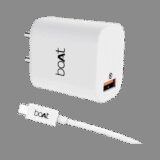 Boat 18W Power Wcd Qc3A Charger Combo (Type C )(White, Cable Included)