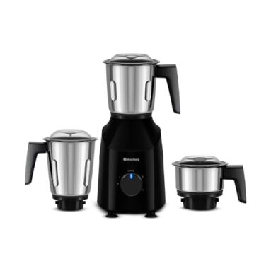 Atomberg Xiana 750 Watt Mixer Grinder | 3 Multipurpose Stainless Steel Jars | Coarse Mode For Silbatta-Like Textures | Powerful Intelligent Motor | Easy Fault Led Indication | Gloss Black