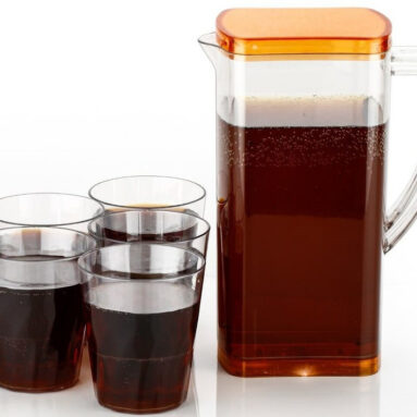 Macarize 2000 Ml Unbreakable Plastic Jug With Glass Set By Trusted Brand Jug Glass Set(Plastic Unbreakable)