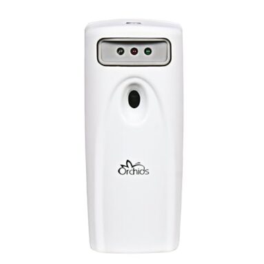 Orchids Automatic Air Freshener Led Model | Automatic Room Fresheners| (Machine + Refill + Battery)110Ml | Wall Mount Fragrance Dispenser Programmable For Home Room Offices Hotel Toilet