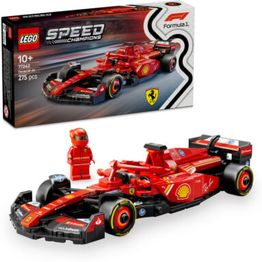 Lego Speed Champions Ferrari Sf-24 F1 Race Car Driver Set 77242 Building Blocks Toys(Multicolor)
