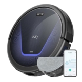 Eufy G50 Hybrid Robot Vacuum With Mop, 4,000 Pa Strong Suction, Dynamic Navigation, Pro-Detangle Comb, Roller Brush, Ideal For Pet Hair, Hard Floors