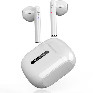 Syska Buds X1 Bluetooth(Pearl White, True Wireless)